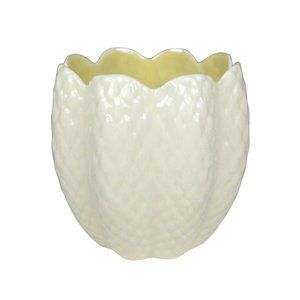 Belleek Vase Limpet Design 6th Green Mark 4.25 Inch Tall Vintage  Flower Pot